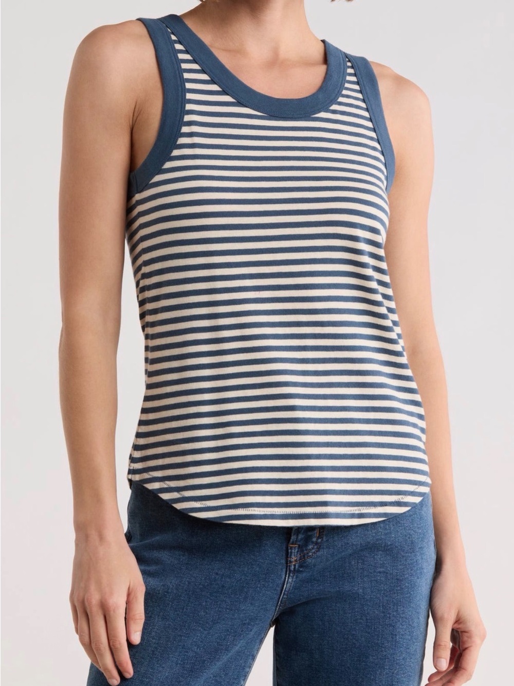 Madewell Cotton Striped Tank Top